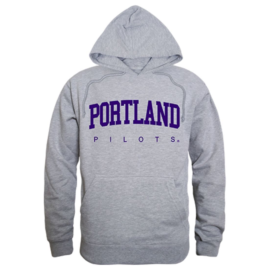 UP University of Portland Game Day Hoodie Sweatshirt Heather Grey-Campus-Wardrobe
