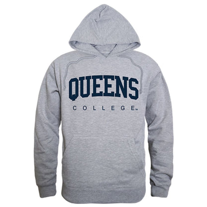 CUNY Queens College Game Day Hoodie Sweatshirt Heather Grey-Campus-Wardrobe