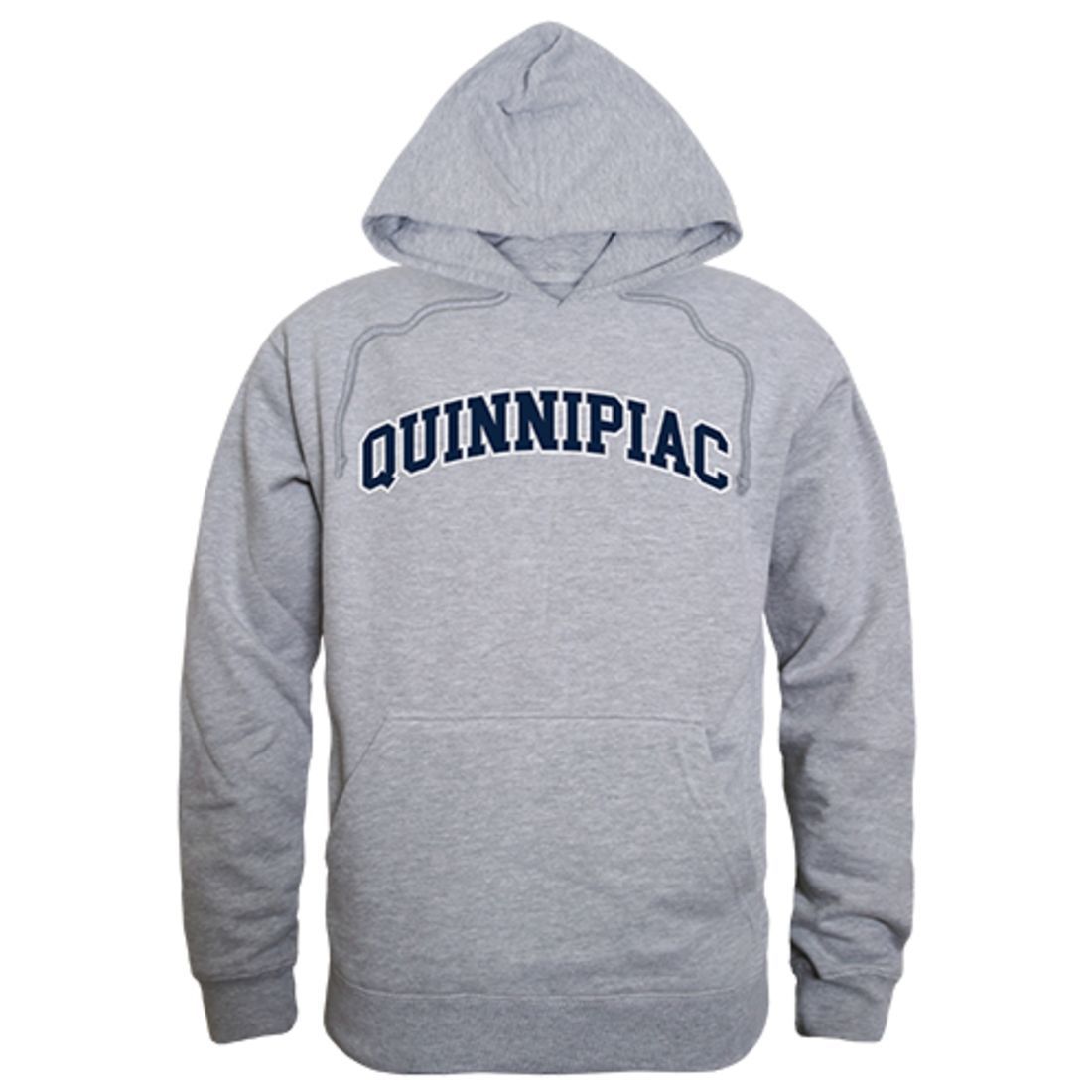 QU Quinnipiac University Game Day Hoodie Sweatshirt Heather Grey-Campus-Wardrobe