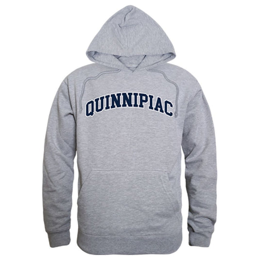 QU Quinnipiac University Game Day Hoodie Sweatshirt Heather Grey-Campus-Wardrobe