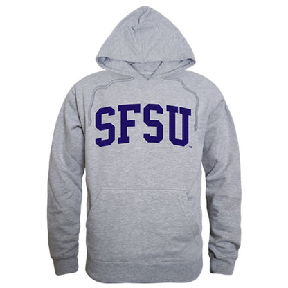 SFSU San Francisco State University Game Day Hoodie Sweatshirt Heather Grey-Campus-Wardrobe