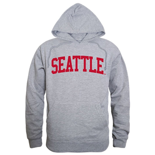 Seattle University Game Day Hoodie Sweatshirt Heather Grey-Campus-Wardrobe