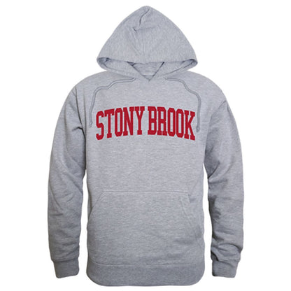 Stony Brook University Game Day Hoodie Sweatshirt Heather Grey-Campus-Wardrobe