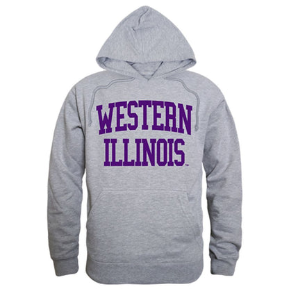 WIU Western Illinois University Game Day Hoodie Sweatshirt Heather Grey-Campus-Wardrobe