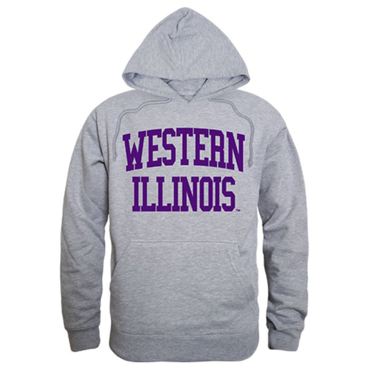 WIU Western Illinois University Game Day Hoodie Sweatshirt Heather Grey-Campus-Wardrobe