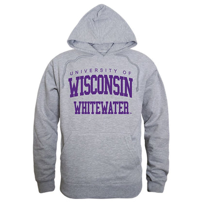 UWW University of Wisconsin Whitewater Game Day Hoodie Sweatshirt Heather Grey-Campus-Wardrobe