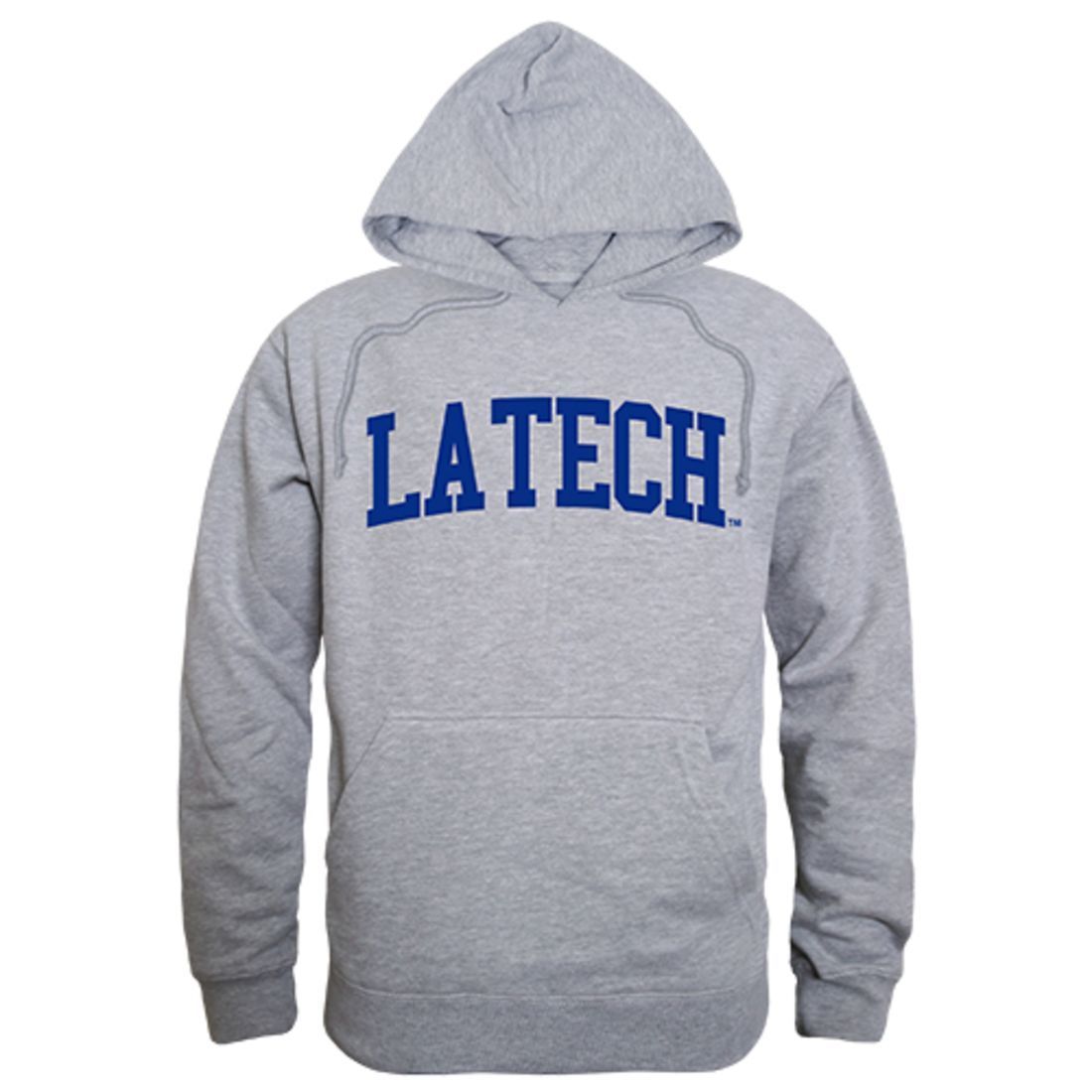 Louisiana Tech University Game Day Hoodie Sweatshirt Heather Grey-Campus-Wardrobe