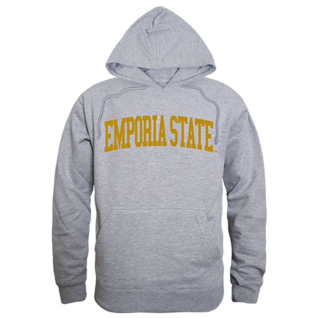 Emporia State University Game Day Hoodie Sweatshirt Heather Grey-Campus-Wardrobe