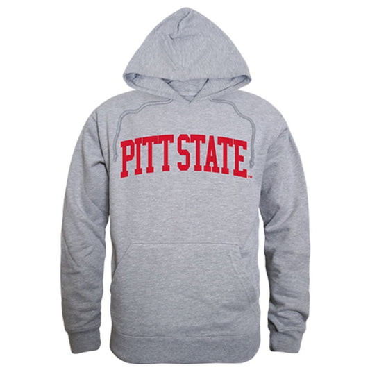 Pittsburg State University Game Day Hoodie Sweatshirt Heather Grey-Campus-Wardrobe