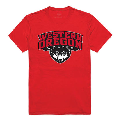 WOU Western Oregon University Wolves Freshman Tee T-Shirt Red-Campus-Wardrobe