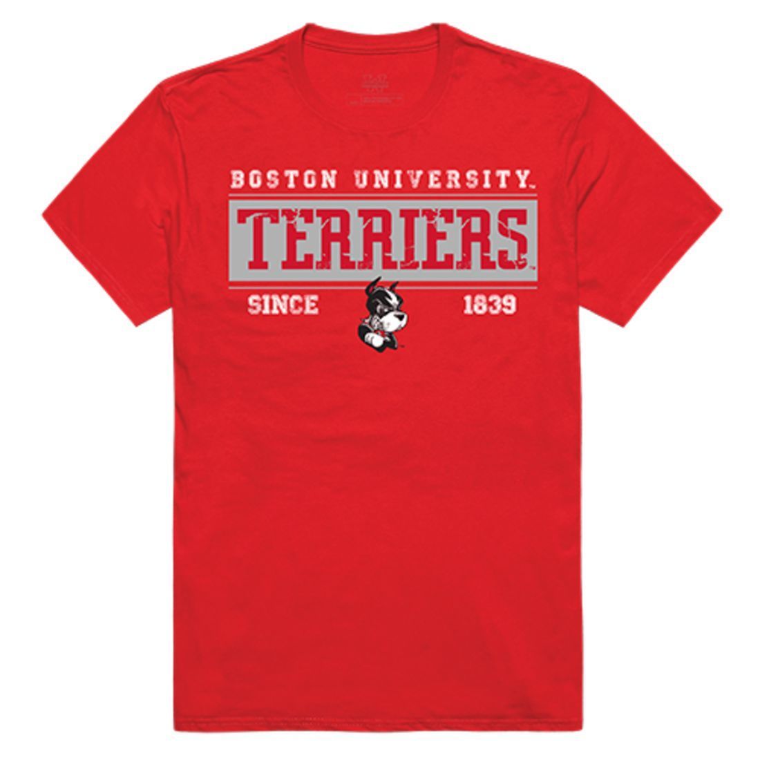 Boston University Terriers NCAA Established Tees T-Shirt Red-Campus-Wardrobe