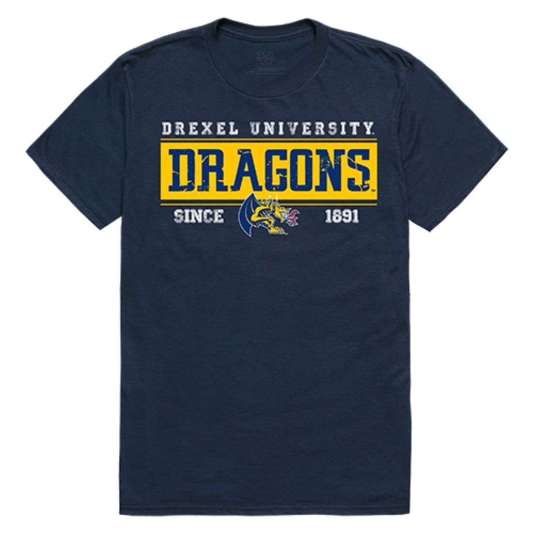 Drexel University Dragons NCAA Established Tees T-Shirt Navy-Campus-Wardrobe