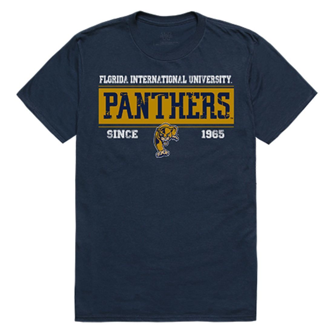 FIU Florida International University Panthers NCAA Established Tees T-Shirt Navy-Campus-Wardrobe