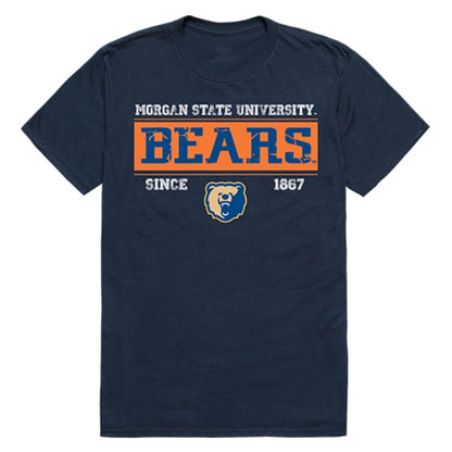 MSU Morgan State University Bears NCAA Established Tees T-Shirt Navy-Campus-Wardrobe