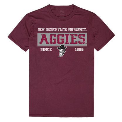 NMSU New Mexico State University Aggies NCAA Established Tees T-Shirt Maroon-Campus-Wardrobe