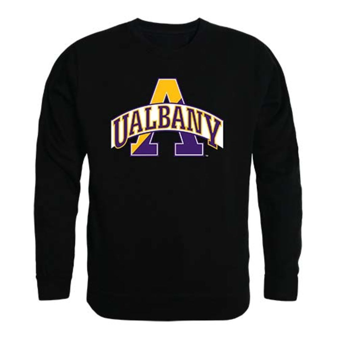 Alabama State University Hornets Crewneck Pullover Sweatshirt Sweater Black-Campus-Wardrobe