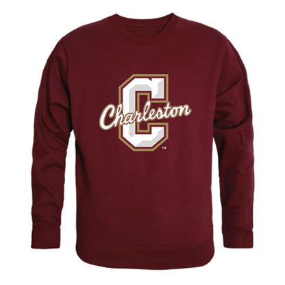 College of Charleston Cougars Crewneck Pullover Sweatshirt Sweater Maroon-Campus-Wardrobe