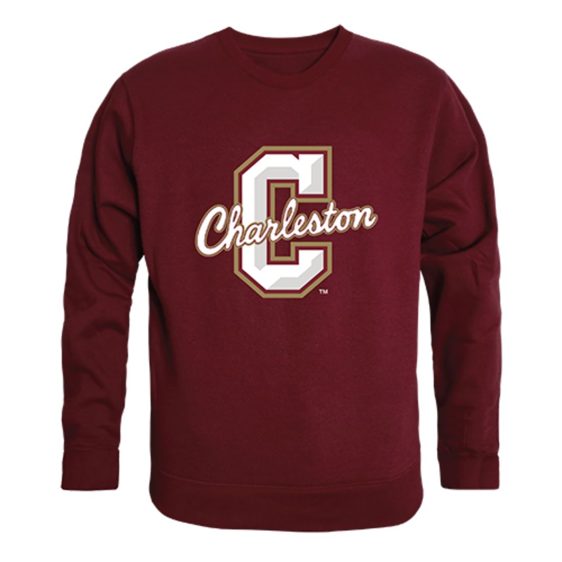 CMU Central Michigan University Chippewas Crewneck Pullover Sweatshirt Sweater Maroon-Campus-Wardrobe