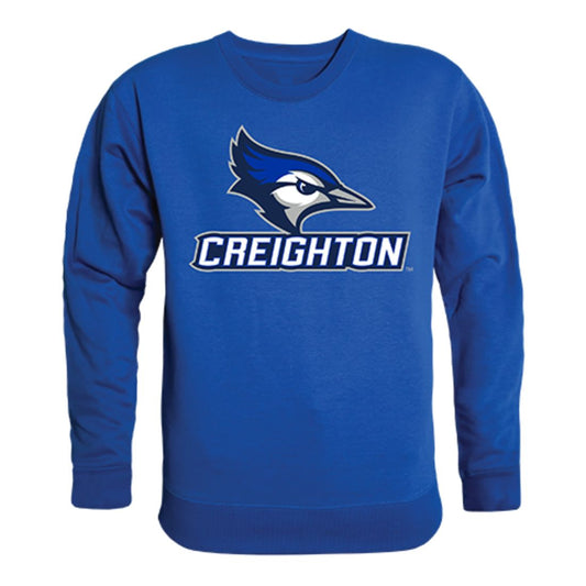Creighton University Bluejays Crewneck Pullover Sweatshirt Sweater Royal-Campus-Wardrobe