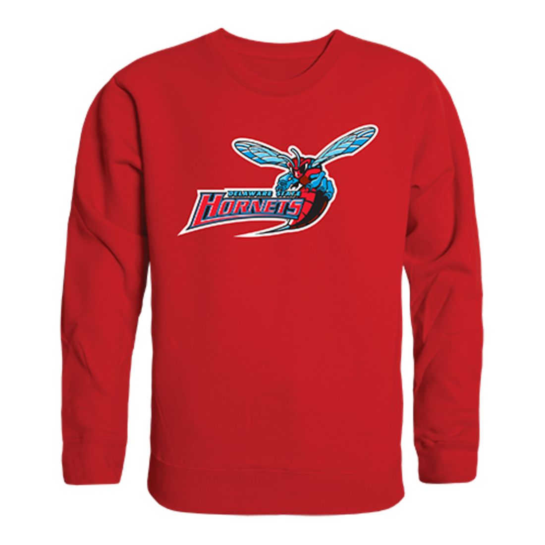Delaware State University Hornet Crewneck Pullover Sweatshirt Sweater Red-Campus-Wardrobe