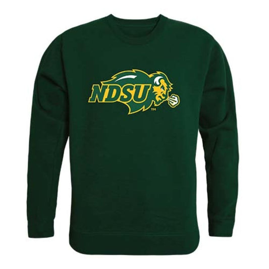 North Dakota State University Bison Thundering Herd Crewneck Pullover Sweatshirt Sweater Forest-Campus-Wardrobe