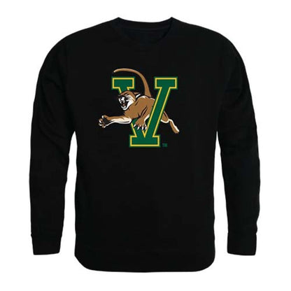 University of Vermont Catamounts Crewneck Pullover Sweatshirt Sweater Black-Campus-Wardrobe