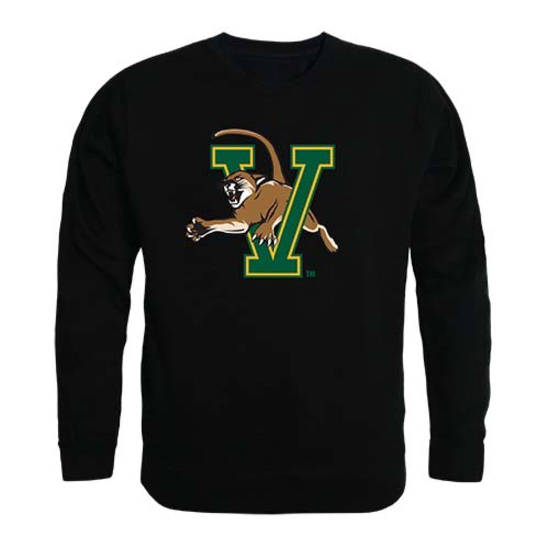 Valparaiso University Crusaders Crewneck Pullover Sweatshirt Sweater Black-Campus-Wardrobe