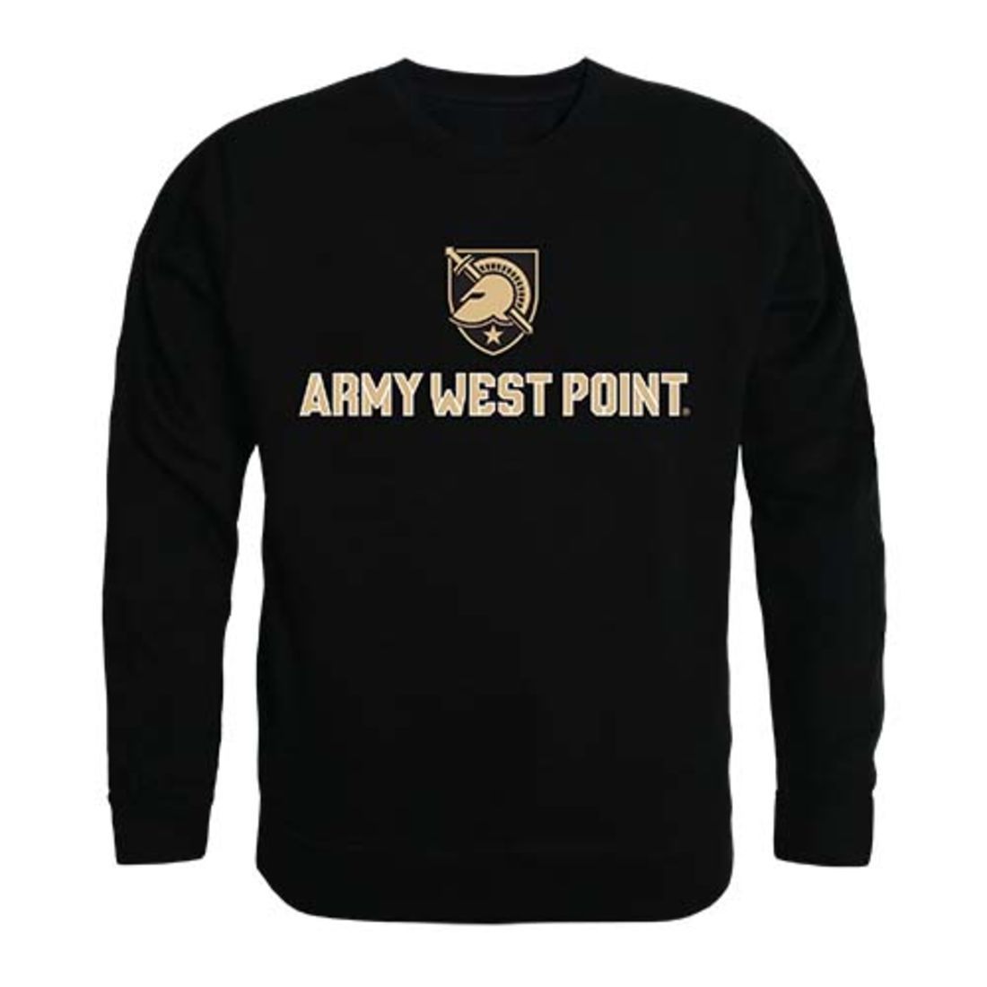 USMA United States Military Academy Army Black Nights Crewneck Pullover Sweatshirt Sweater Black-Campus-Wardrobe