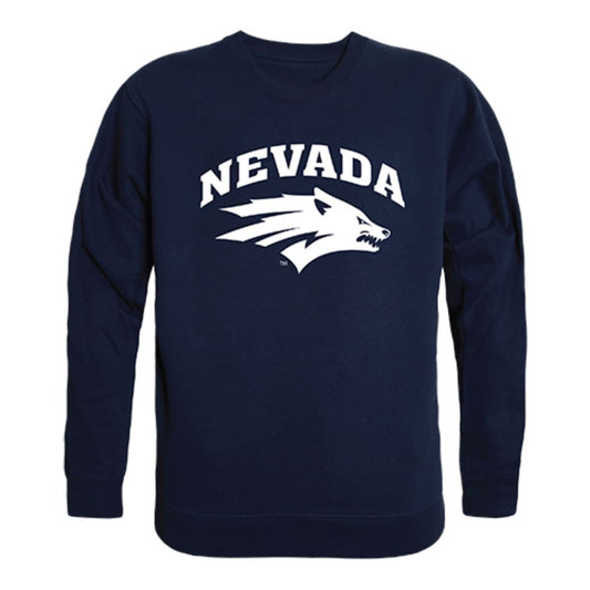 University of Nevada Wolf Pack Crewneck Pullover Sweatshirt Sweater Navy-Campus-Wardrobe