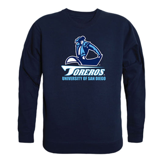 University of San Diego Toreros Crewneck Pullover Sweatshirt Sweater Navy-Campus-Wardrobe