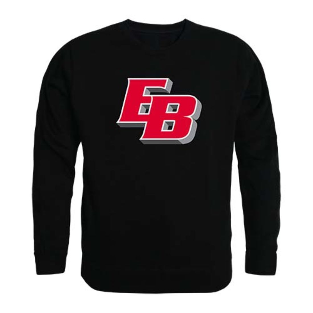 California State University, East Bay Pioneers Crewneck Pullover Sweatshirt Sweater Black-Campus-Wardrobe