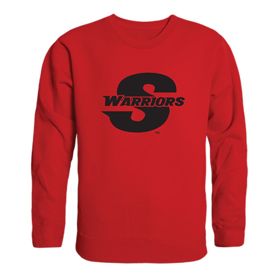 California State University Stanislaus Warriors Crewneck Pullover Sweatshirt Sweater Red-Campus-Wardrobe