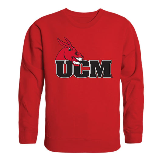 University of Central Missouri Mules Crewneck Pullover Sweatshirt Sweater Red-Campus-Wardrobe