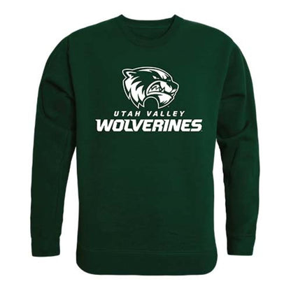 Utah Valley University Wolverines Crewneck Pullover Sweatshirt Sweater Forest-Campus-Wardrobe