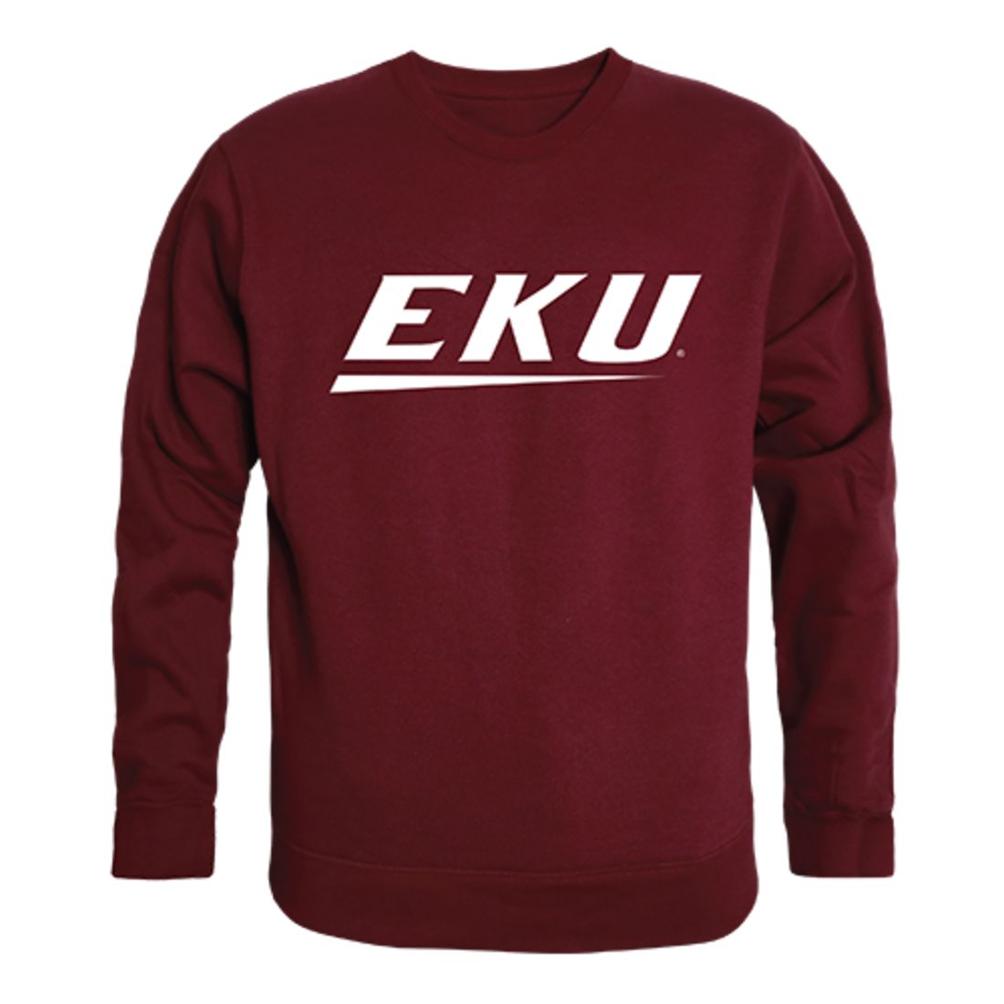 Eastern Kentucky University Colonels Crewneck Pullover Sweatshirt Sweater Maroon-Campus-Wardrobe