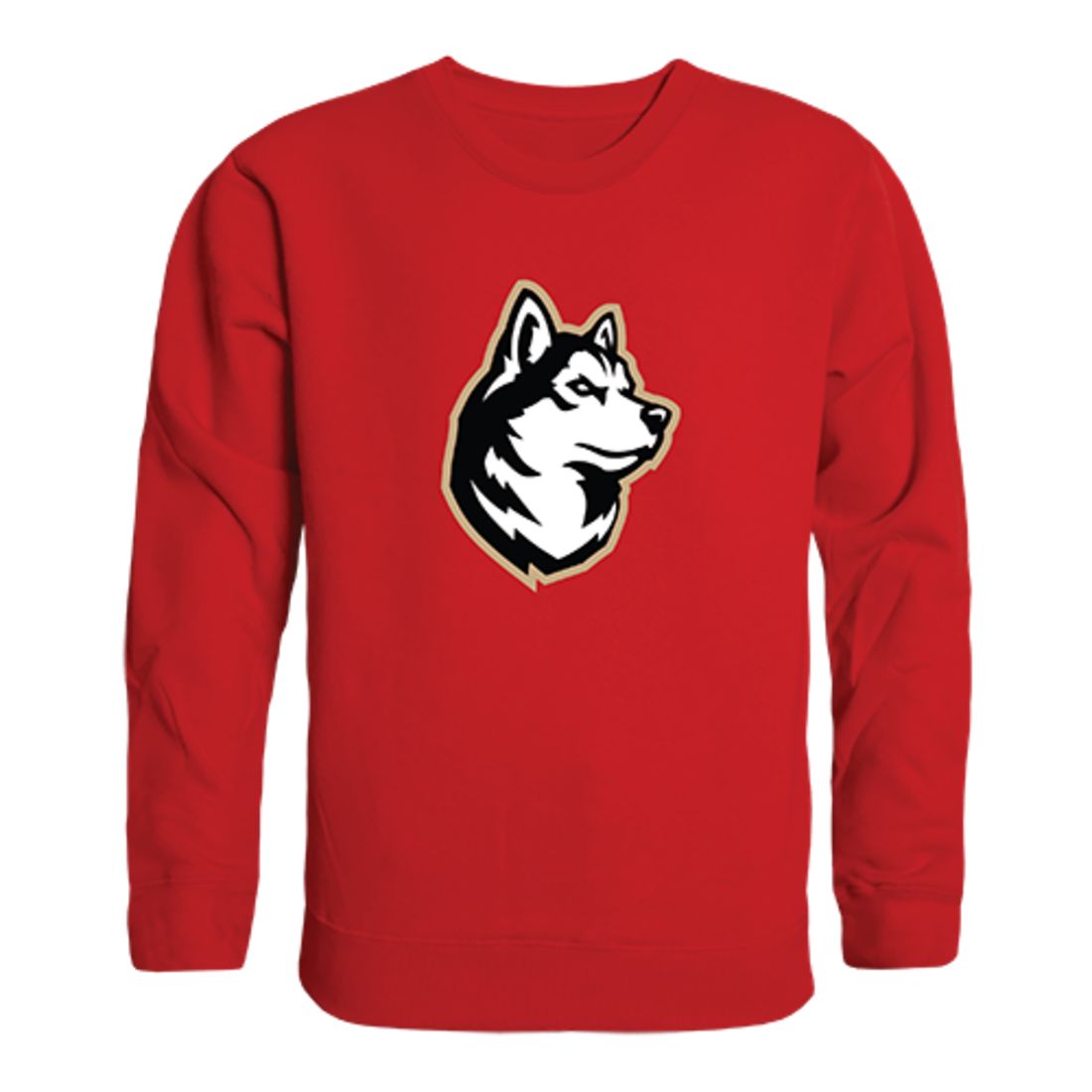 Northeastern University Huskies Crewneck Pullover Sweatshirt Sweater Red-Campus-Wardrobe