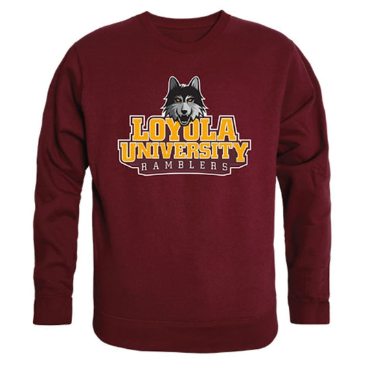 LUC Loyola University Chicago College Crewneck Pullover Sweatshirt-Campus-Wardrobe