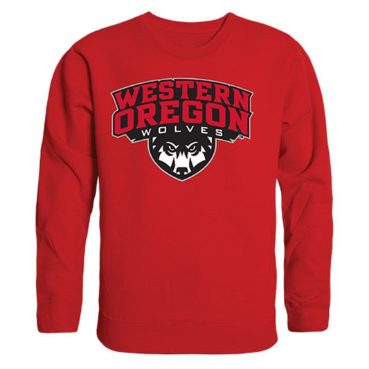 WOU Western Oregon University College Crewneck Pullover Sweatshirt-Campus-Wardrobe