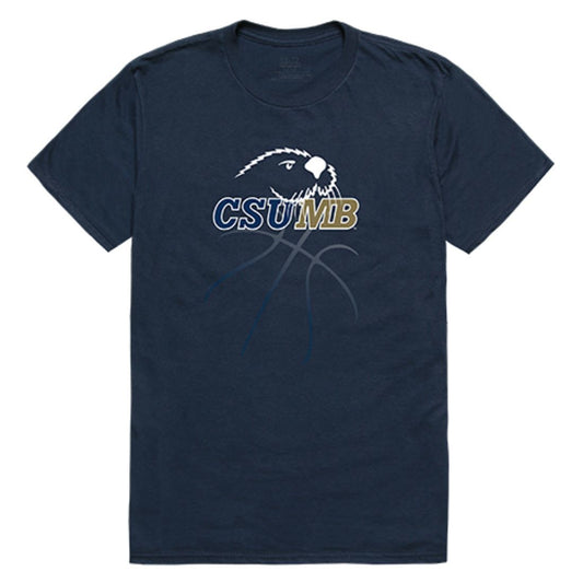 CSUMB Cal State University Monterey Bay Otters Basketball T-Shirt Navy-Campus-Wardrobe