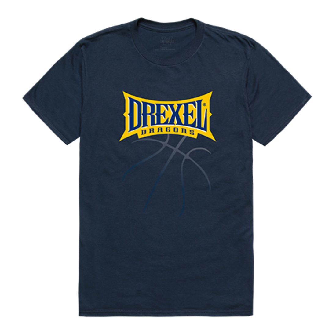 Drexel University Dragons Basketball T-Shirt Navy-Campus-Wardrobe