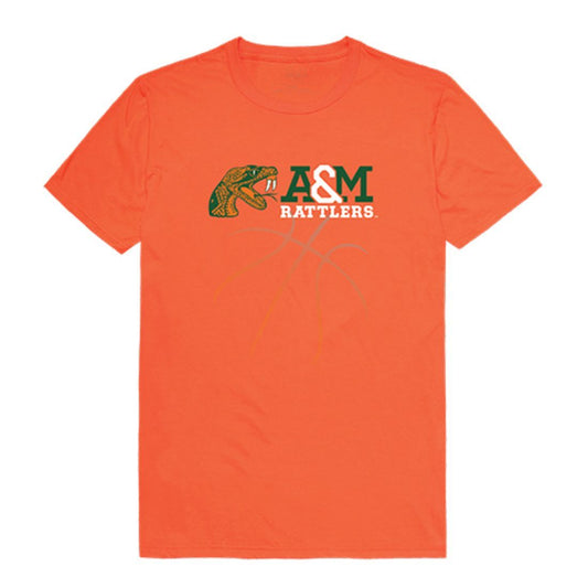 FAMU Florida A&M University Rattlers Basketball T-Shirt Orange-Campus-Wardrobe