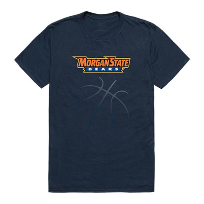 MSU Morgan State University Bears Basketball T-Shirt Navy-Campus-Wardrobe