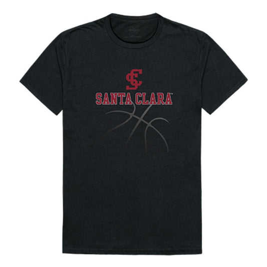 SCU Santa Clara University Broncos Basketball T-Shirt Black-Campus-Wardrobe