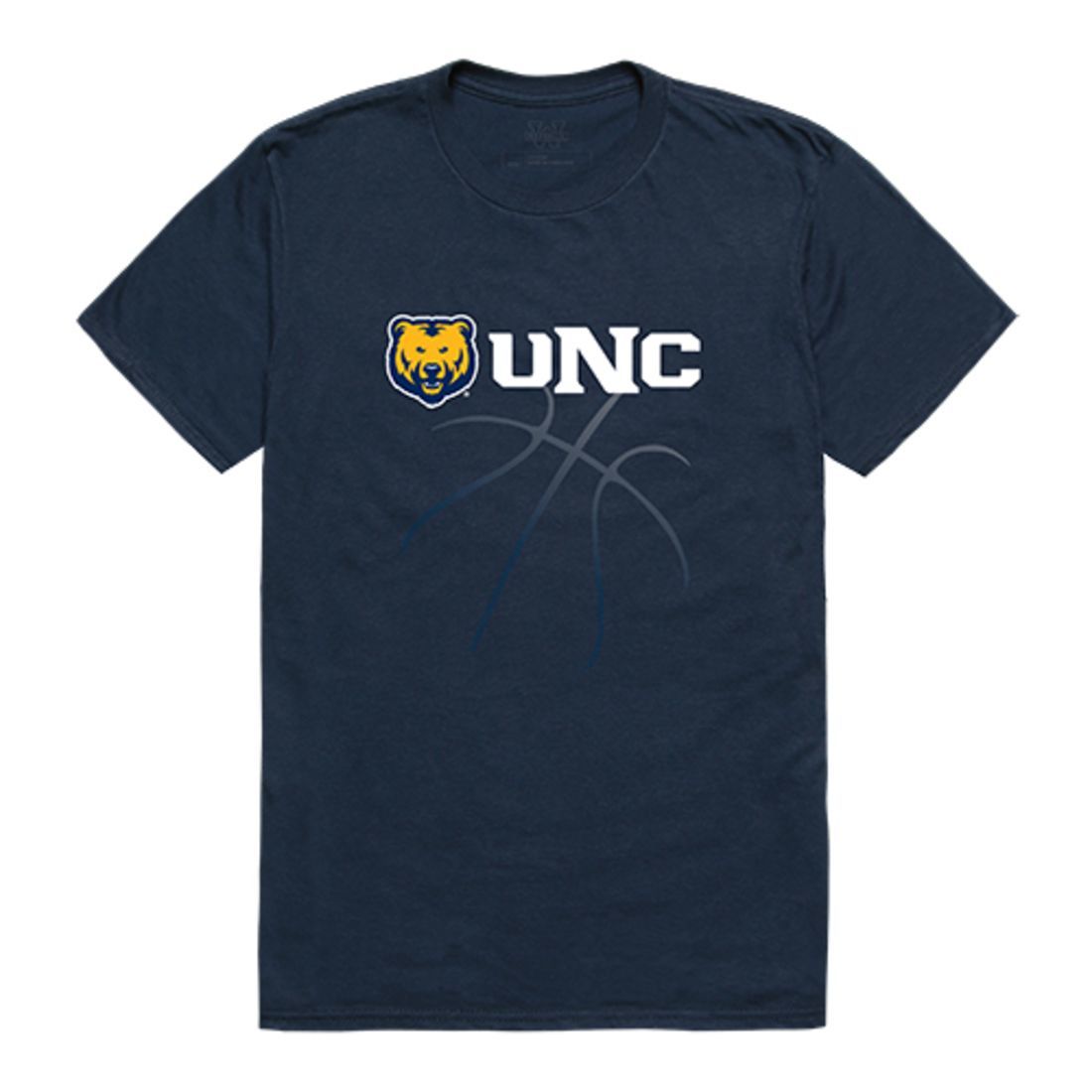 UNCO University of Northern Colorado Bears Basketball T-Shirt Navy-Campus-Wardrobe