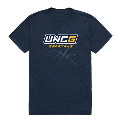 UNCG University of North Carolina at Greensboro Spartans Basketball T-Shirt Navy-Campus-Wardrobe