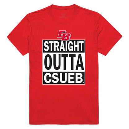 CSUEB Cal State University East Bay Pioneers Straight Outta T-Shirt Red-Campus-Wardrobe