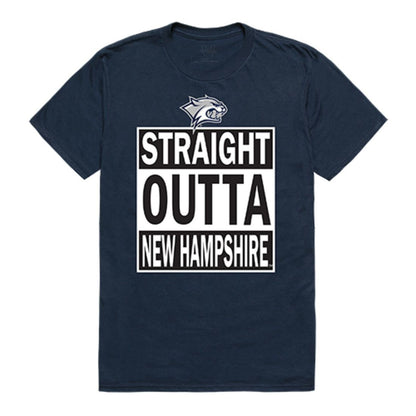 UNH University of New Hampshire Wildcats Straight Outta T-Shirt Navy-Campus-Wardrobe