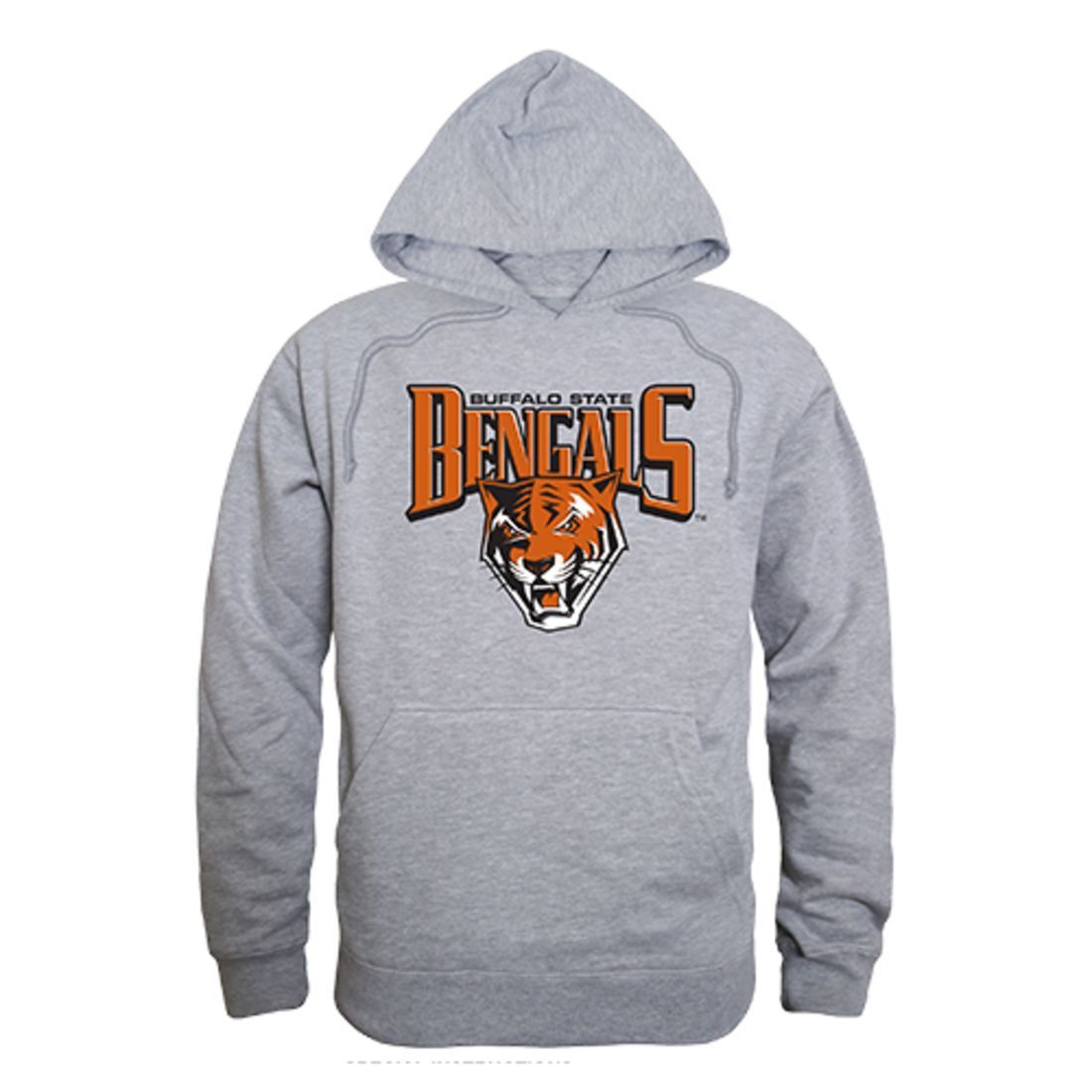 Buffalo State College Bengals Freshman Pullover Sweatshirt Hoodie Heather Grey-Campus-Wardrobe