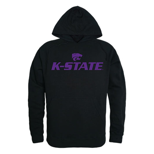 Kansas State University Wildcats Freshman Pullover Sweatshirt Hoodie Black-Campus-Wardrobe