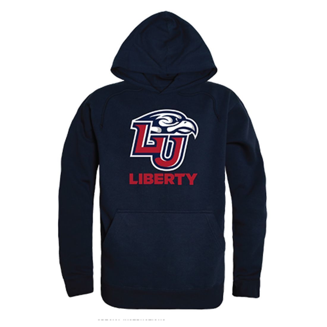 Liberty University Flames Freshman Pullover Sweatshirt Hoodie Navy-Campus-Wardrobe